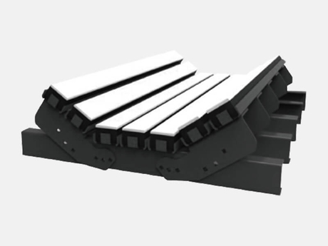 Plataforma de impacto de cama de impacto resistente y duradera para cinta transportadora